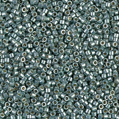 5 Grams of 11/0 Miyuki DELICA Beads - Duracoat Galvanized Dark Sea Foam