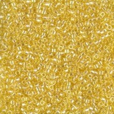 5 Grams of 11/0 Miyuki DELICA Beads - Transparent Yellow