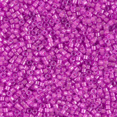 5 Grams of 11/0 Miyuki DELICA Beads - Luminous Hot Pink