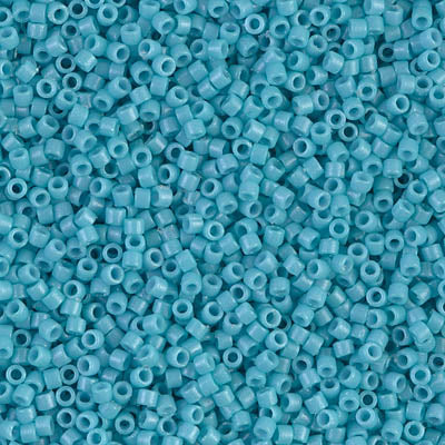 5 Grams of 11/0 Miyuki DELICA Beads - Duracoat Opaque Nile Blue