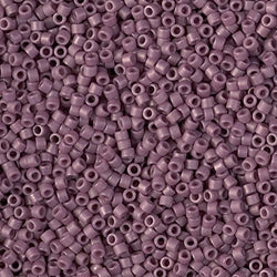 5 Grams of 11/0 Miyuki DELICA Beads - Matte Opaque Glazed Twilight Lavender