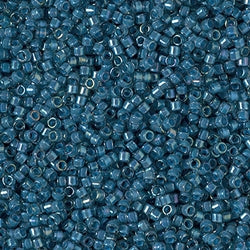 5 Grams of 11/0 Miyuki DELICA Beads - Fancy Lined Stormy