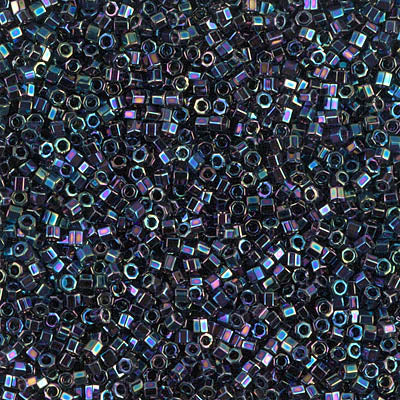 11/0 Cut Miyuki DELICA Beads - Metallic Variegated Blue Iris