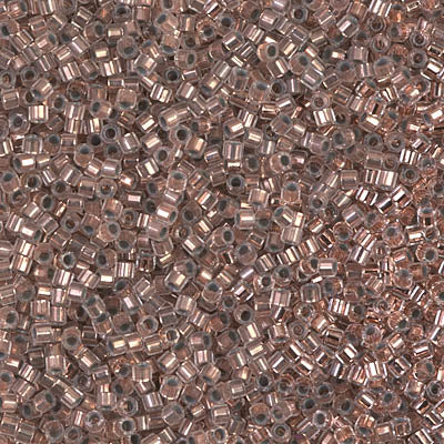 11/0 Cut Miyuki DELICA Beads - Copper Lined Crystal