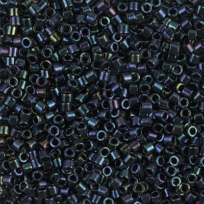 10/0 Miyuki DELICA Beads - Metallic Dark Blue Iris