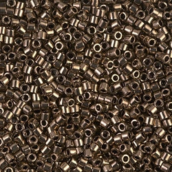 10/0 Miyuki DELICA Beads - Metallic Dark Bronze