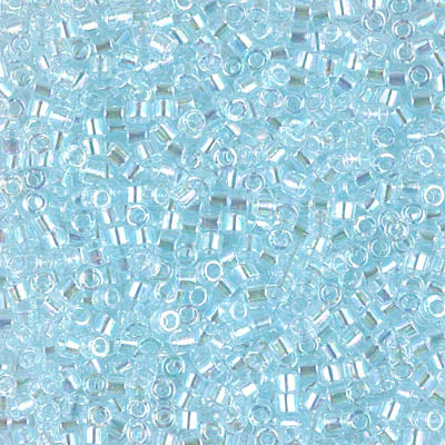 10/0 Miyuki DELICA Beads - Transparent Pale Aqua AB