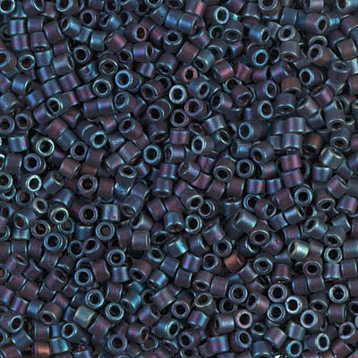 10/0 Miyuki DELICA Beads - Matte Metallic Blue Iris