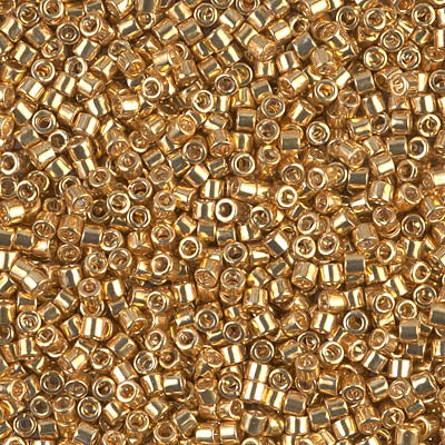 10/0 Miyuki DELICA Beads - Galvanized Yellow Gold