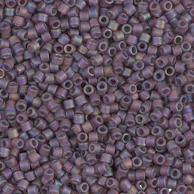 10/0 Miyuki DELICA Beads - Matte Transparent Mauve AB