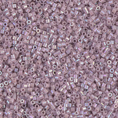 15/0 Miyuki DELICA Beads - Opaque Mauve AB