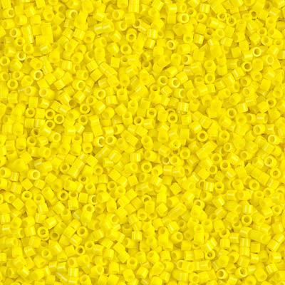 15/0 Miyuki DELICA Beads - Opaque Yellow