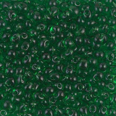 Miyuki 3.4mm DROP Bead - Transparent Green