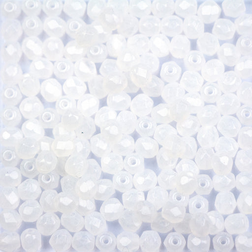 4mm FIRE POLISHED Bead - Crystal Opal***
