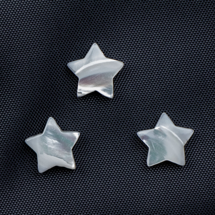12mm Star Beads - Mother of Pearl