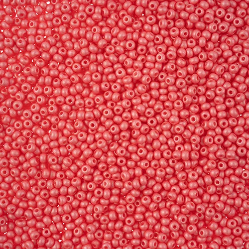 11/0 Preciosa Seed Beads - PermaLux Dyed Chalk Pink