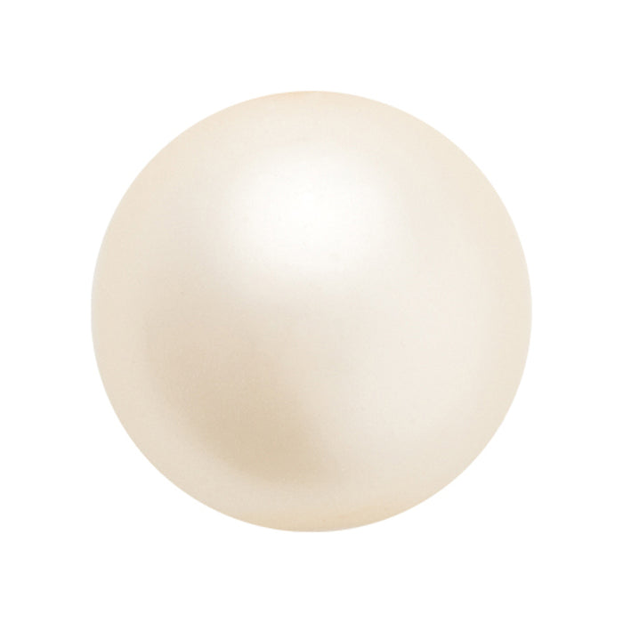 Preciosa 5mm Round Pearls - Cream