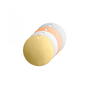 22mm Circle Metal Blank - Copper***