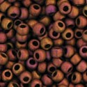 11/0 TOHO Seed Bead - Higher-Metallic Frosted Copper Twilight