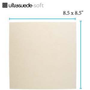 8.5" x 8.5" Ultrasuede - Light Sandy
