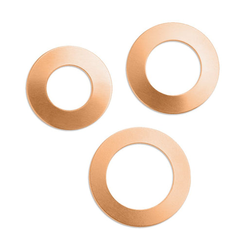 Washer Set Metal Blanks - Copper***