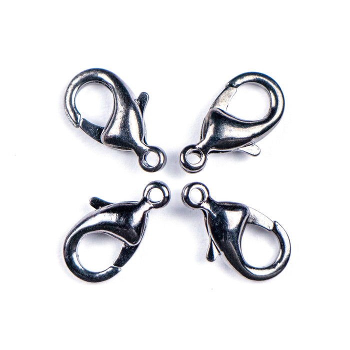 12mm x 7mm Lobster Claw Clasp - Gunmetal
