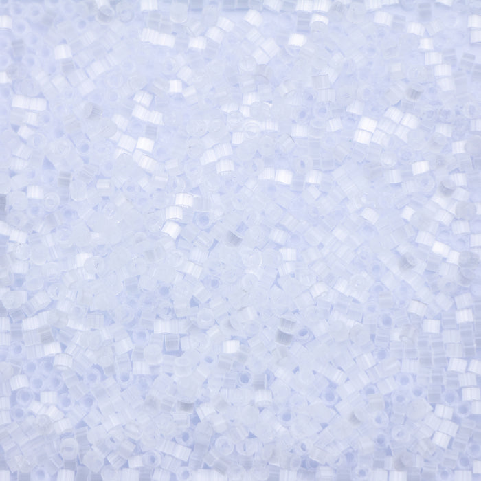5 Grams of 11/0 Miyuki DELICA Beads - Crystal Silk Satin