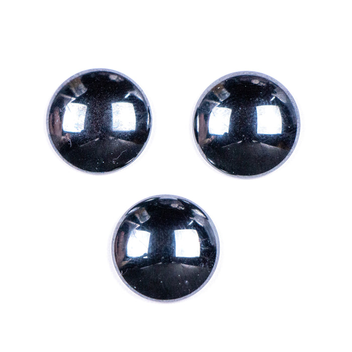14mm Hematite Circle Cabochon***