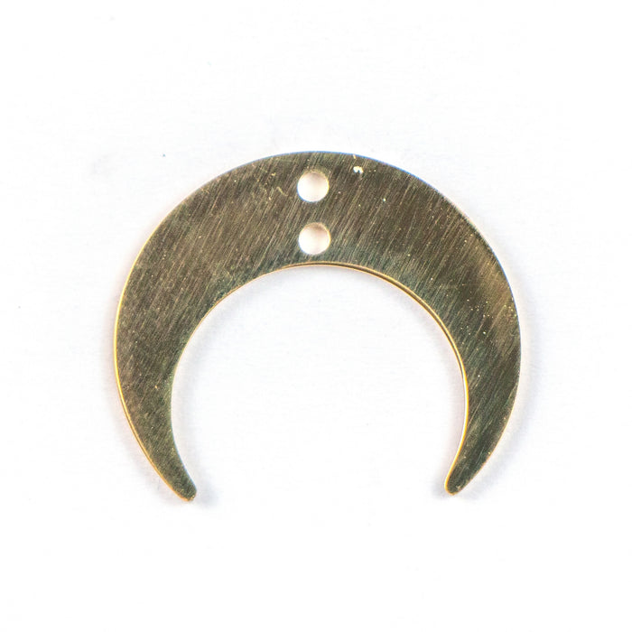 17mm x 20mm Crescent Link - Gold Plated Stainless Steel