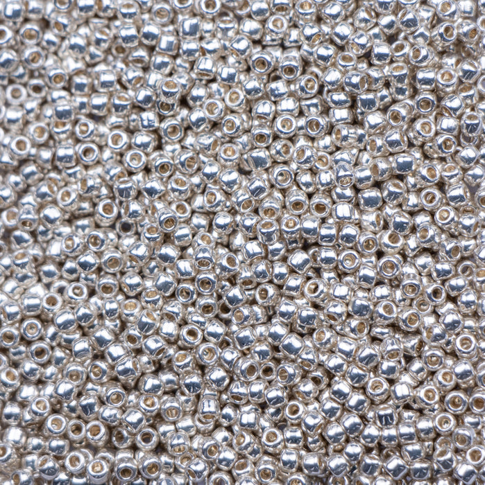 11/0 TOHO Seed Bead - PermaFinish - Galvanized Aluminum