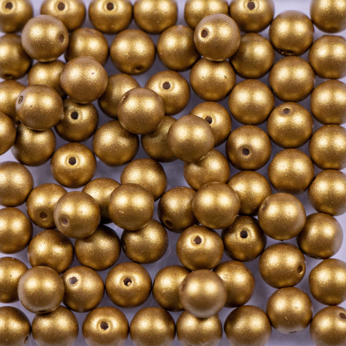 6mm Druk - Olive Gold