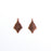 21mm x 13mm Chandelier Metal Blank - Copper***