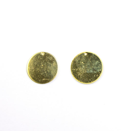 22mm Circle Metal Blank - Brass***