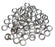 19swg (1.0mm) 3/16in. (4.85mm) ID 4.85AR Shiny Titanium Jump Rings