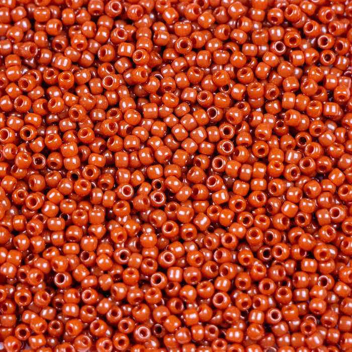 11/0 TOHO Seed Bead - Opaque Terra Cotta