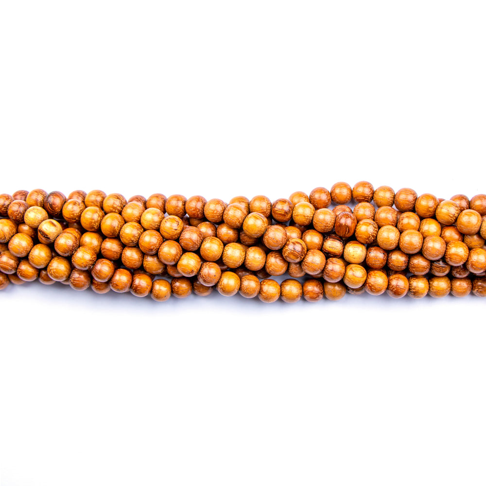 8mm Round BAYONG Beads - 16 inch Strand