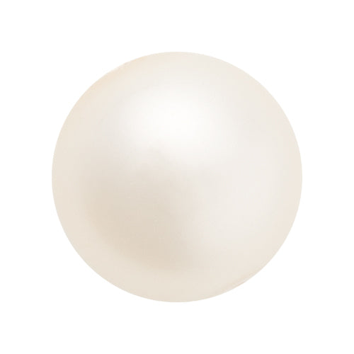 Preciosa 8mm Round Pearls - Light Creamrose