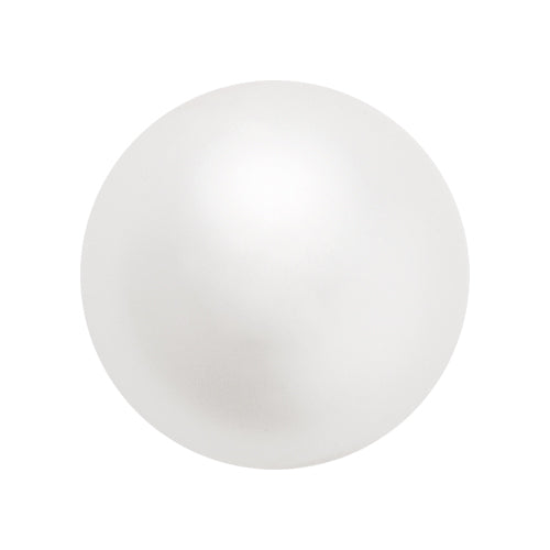 Preciosa 6mm Round Pearls - White