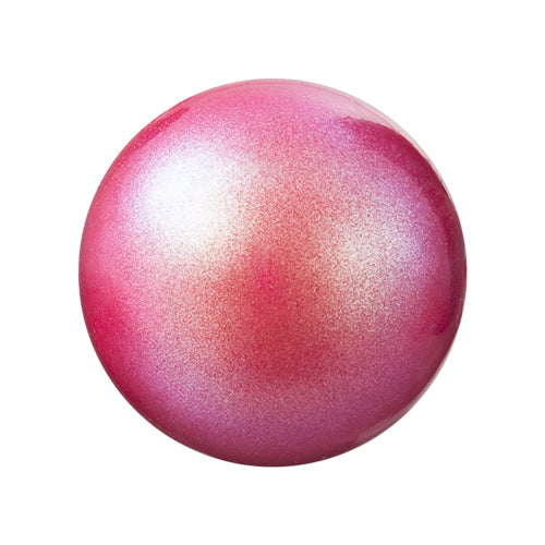 Preciosa 4mm Round Pearls - Pearlescent Red