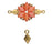 Sykia - Gemduo Bead Ending - 24kt. Gold Plate