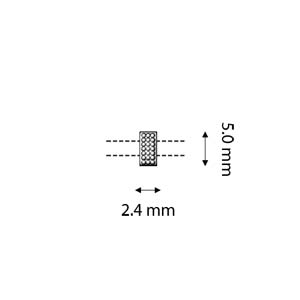 Marathi - Half Tila Bead Substitute - Antique Brass Plate