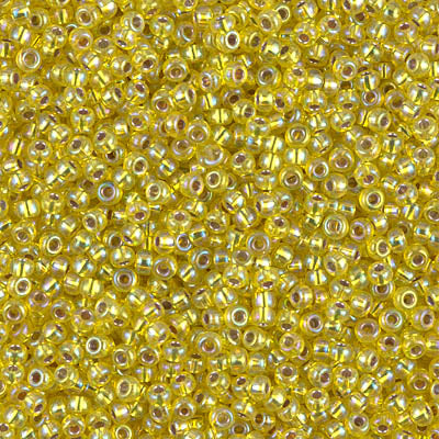 01069 11-1006 | 11/0 Miyuki SEED Bead - Silverlined Yellow AB