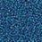 11/0 Miyuki SEED Bead - Silverlined Capri Blue AB
