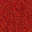 11/0 Miyuki SEED Bead - Silverlined Flame Red