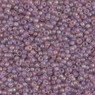 Miyuki Delica Seed Beads, 10/0 Size, Mix Lilac Mixed Light Purples (7.2  Grams)