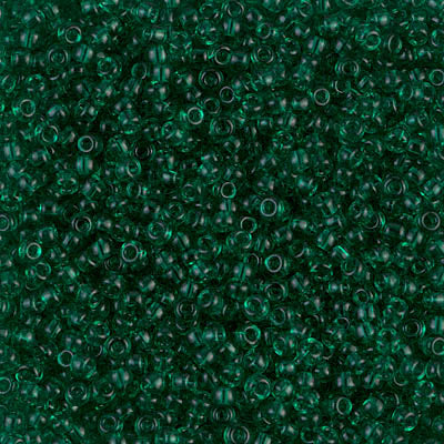 11/0 Miyuki SEED Bead - Transparent Emerald