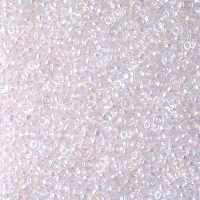 11/0 Miyuki SEED Bead - Transparent Pale Pink AB