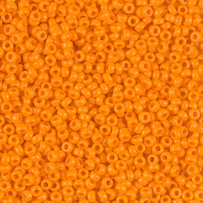 11/0 Miyuki SEED Bead - Opaque Tangerine