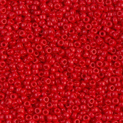 11/0 Miyuki SEED Bead - Opaque Red