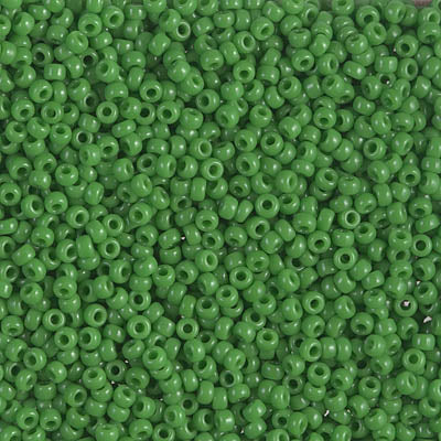 11/0 Miyuki SEED Bead - Opaque Green